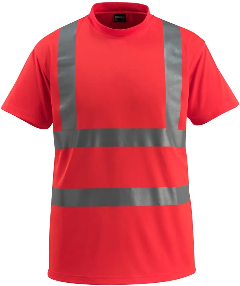 Safe Light T-shirt 50592-976 - Hi-Vis rood de Mascot, Hi-Vis rood, S – image du produit