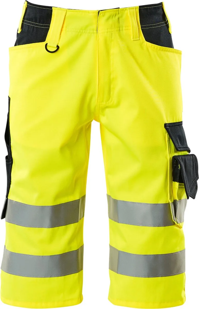 Safe Supreme Shorts, lange 15549-860 - hi-vis geel/donkermarine van Mascot, Hi-vis geel, Donkermarine, C44 – productafbeelding