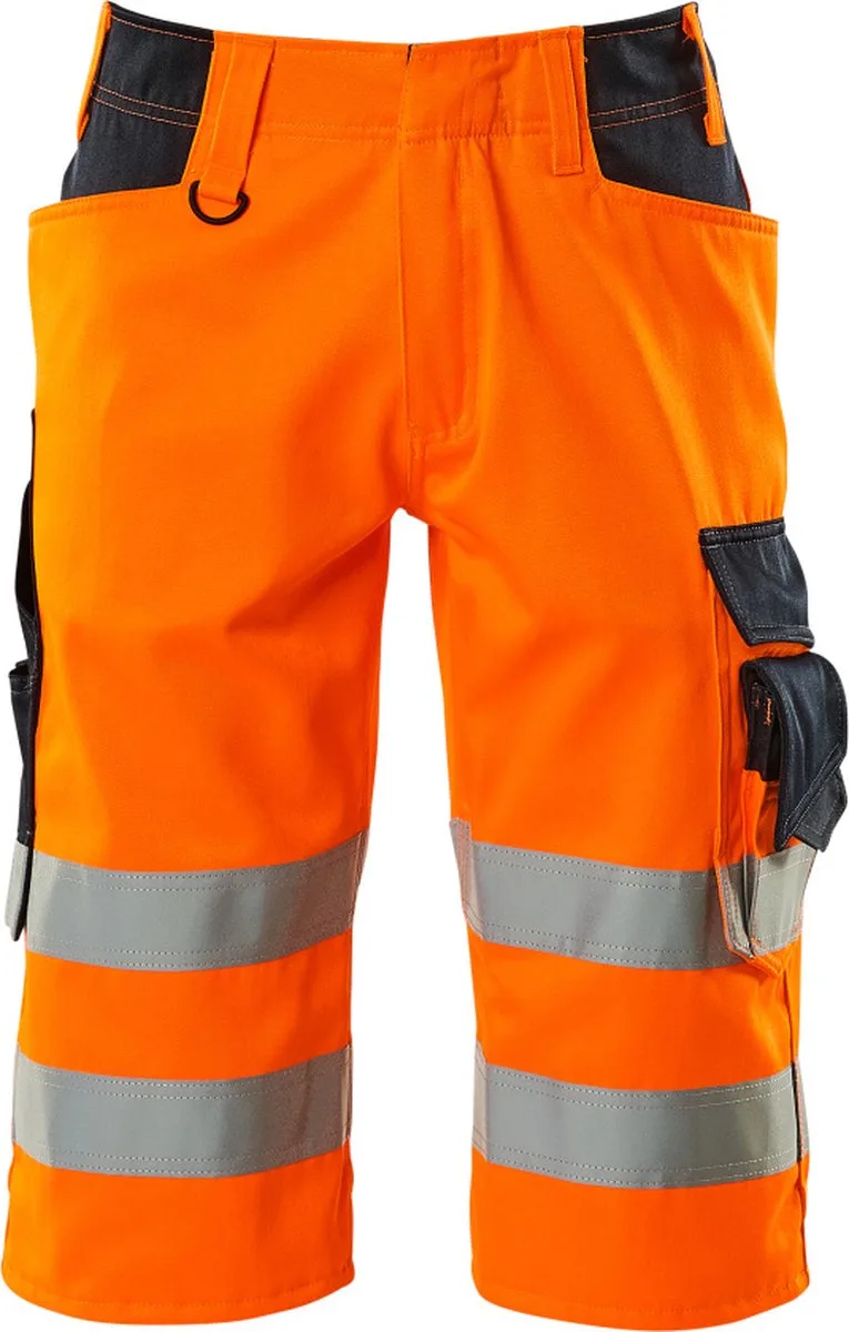 Safe Supreme Shorts, lange 15549-860 - hi-vis oranje/donkermarine van Mascot, Hi-vis oranje, Donkermarine, C45 – productafbeelding