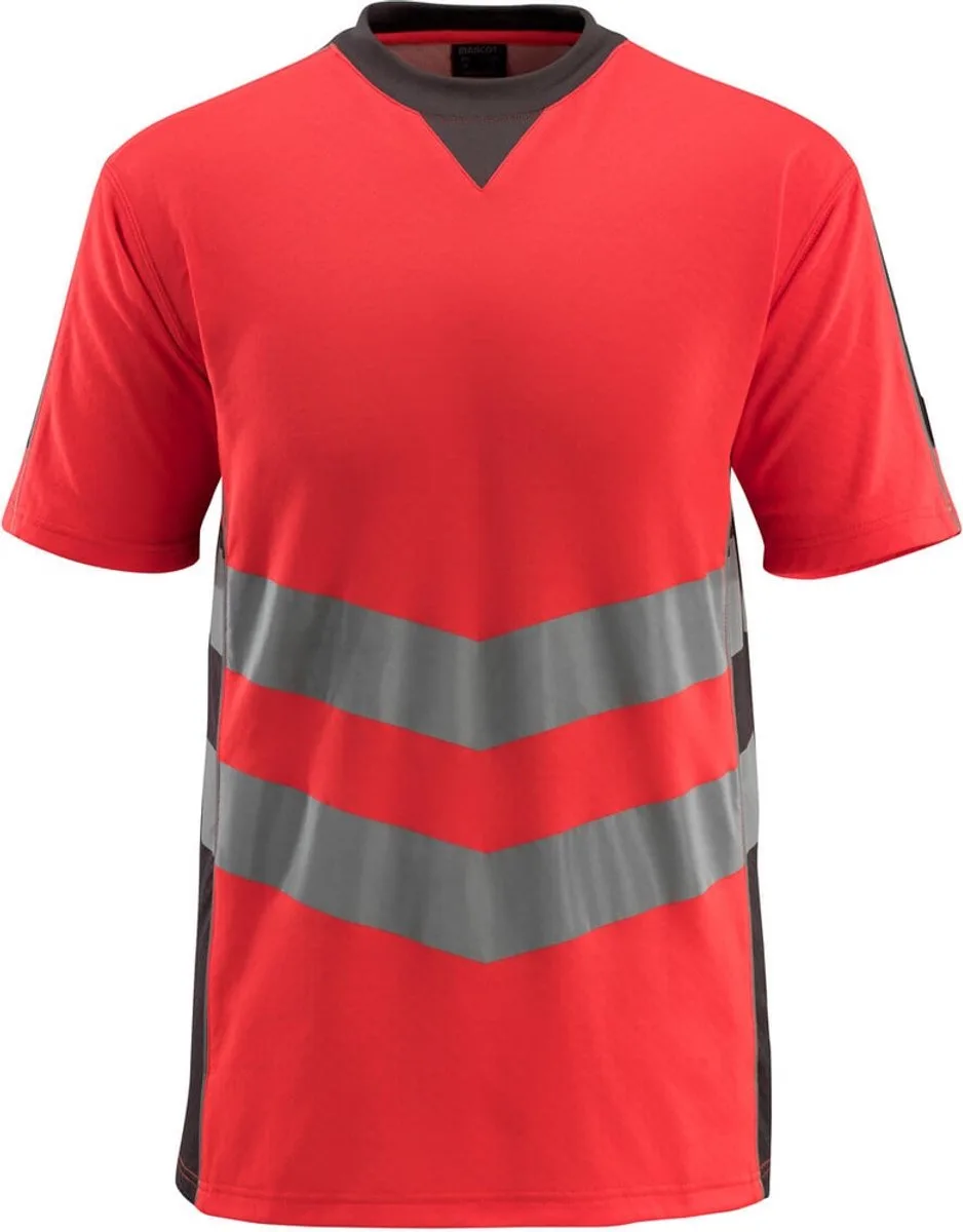 Safe Supreme T-shirt 50127-933 - hi-vis rood/donkerantraciet de Mascot, Hi-vis rood, Donkerantraciet, XXL – image du produit
