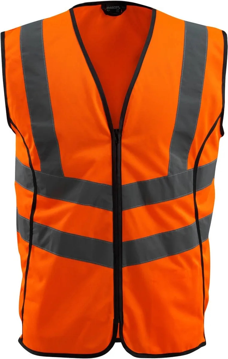 Safe Supreme Veiligheidshesje 50145-977 - Hi-Vis oranje von Mascot, Hi-Vis oranje, L – Produktbild