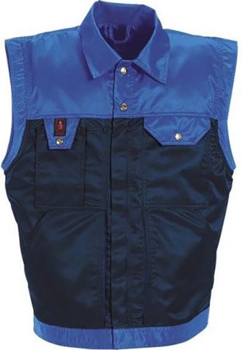 Trento Bodywarmer - Winter Gilet - Waterafstotend– Blauw/Zwart de Mascot, Bleu, 3XL – image du produit