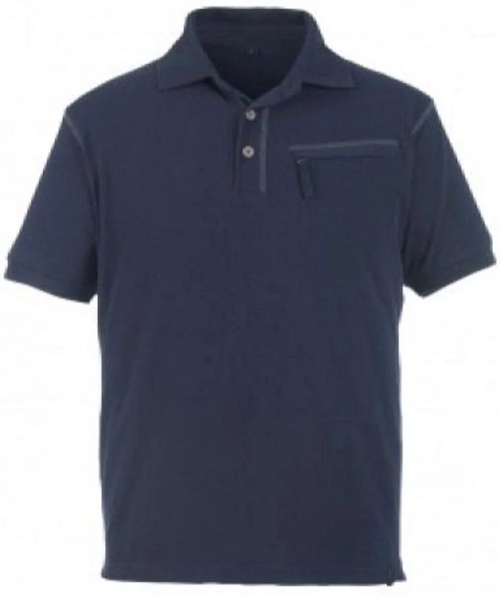 Tudela poloshirt marine - 2 stuks de Mascot, Marine, L – image du produit