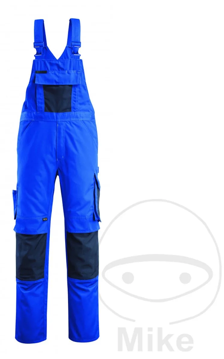 Unique Amerikaanse overall met kniezakken 12169-442 - korenblauw/donkermarine - 90 van Mascot, Korenblauw, Donkermarine, C48 – productafbeelding