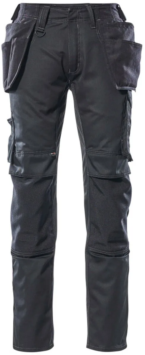 Unique Broek met spijkerzakken 17731-442 - Zwart - 90 von Mascot, Schwarz, C51 – Produktbild