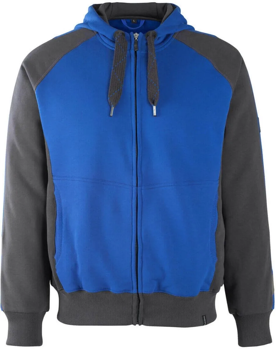 Unique Capuchontrui met rits 50566-963 - korenblauw/donkermarine de Mascot, Korenblauw, Donkermarine, XXL – image du produit