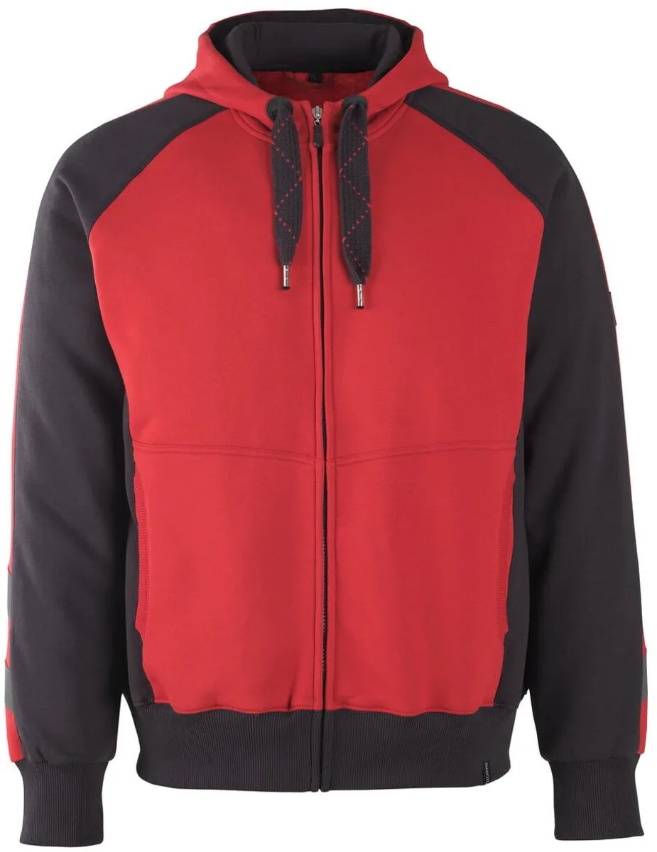 Unique Capuchontrui met rits 50566-963 - Rood/Zwart by Mascot, Red, Black, L – product image