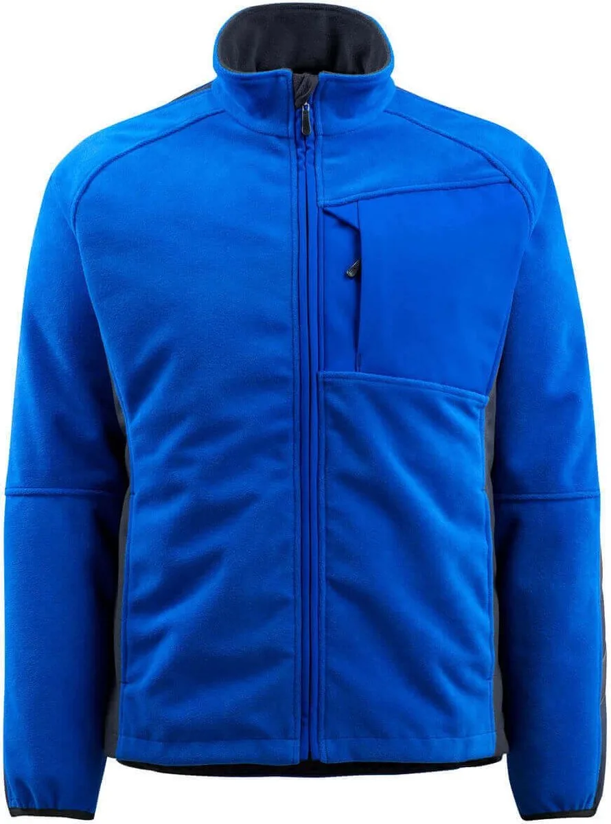 Unique Fleece jas 15603-259 - korenblauw/donkermarine van Mascot, Korenblauw, Donkermarine, L – productafbeelding