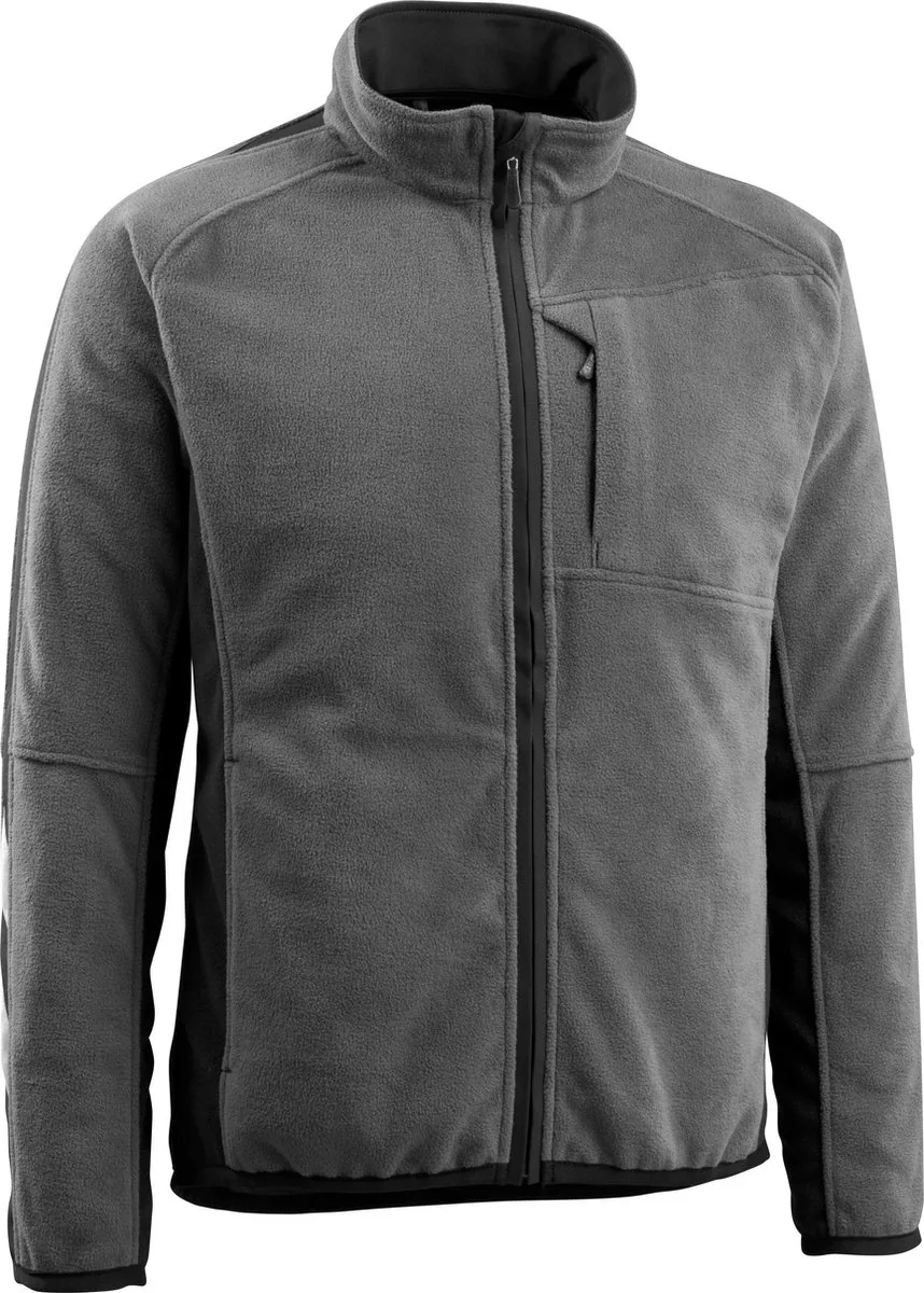 Unique Fleece jas 16003-302 - donkerantraciet/zwart van Mascot, Donkerantraciet, Zwart, XXL – productafbeelding