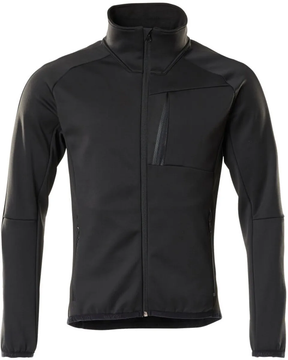 Unique Fleecetrui met rits 18603-316 - Zwart de Mascot, Noir, M – image du produit