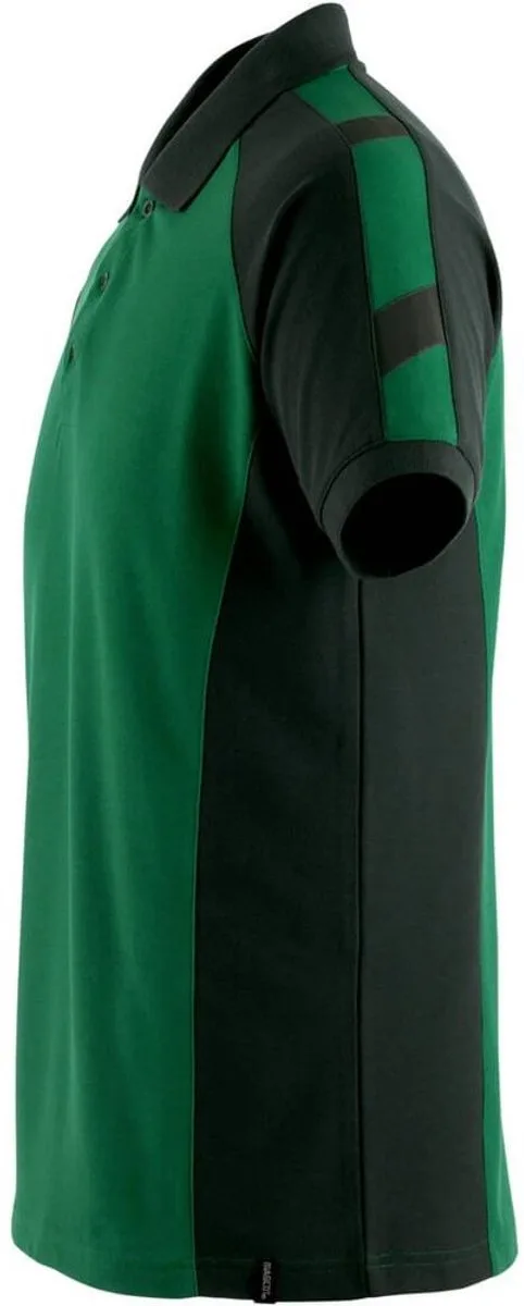Unique Poloshirt 50569-961 - Groen/Zwart von Mascot, Grün, Schwarz, M – Produktbild