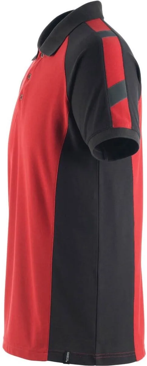 Unique Poloshirt 50569-961 - Rood/Zwart von Mascot, Rot, Schwarz, L – Produktbild