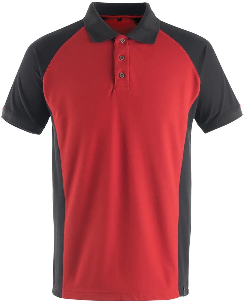 Unique Poloshirt 50569-961 - Rood/Zwart de Mascot, Rouge, Noir, XL – image du produit