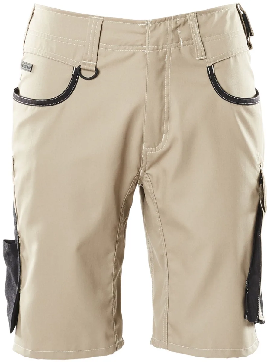 Unique Shorts 18349-230 - lichtkhaki/zwart van Mascot, Lichtkhaki, Zwart, C66 – productafbeelding