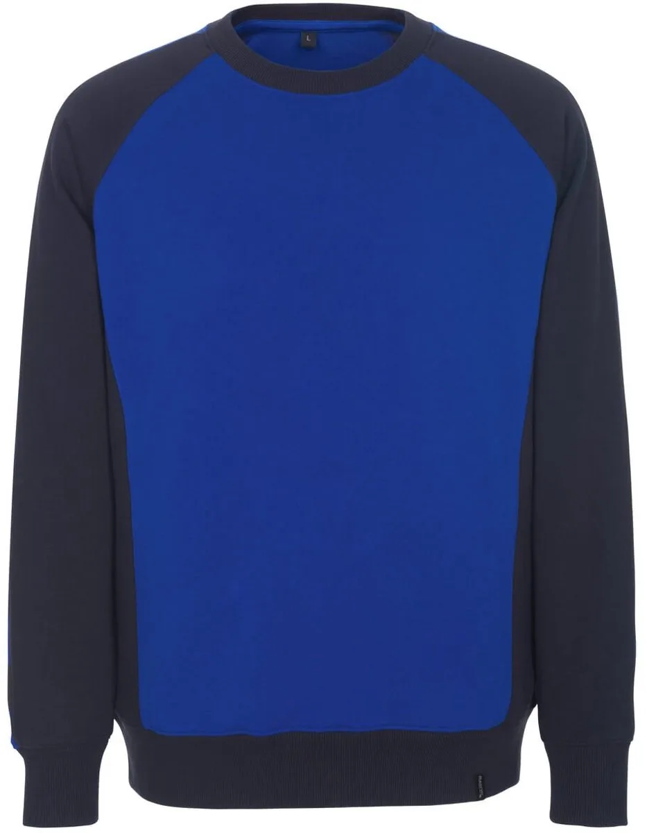Unique Sweatshirt 50570-962 - korenblauw/donkermarine von Mascot, Korenblauw, Donkermarine, 3XL – Produktbild