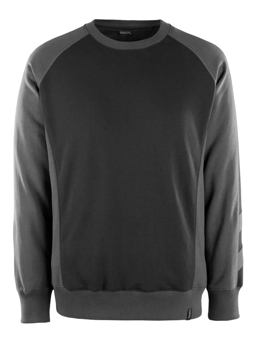 Unique Sweatshirt 50570-962 - zwart/donkerantraciet von Mascot, Schwarz, Donkerantraciet, 3XL – Produktbild