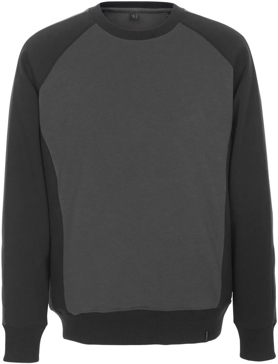 Unique Sweatshirt 50570-962 - zwart/donkerantraciet by Mascot, Black, Donkerantraciet, XXL – product image