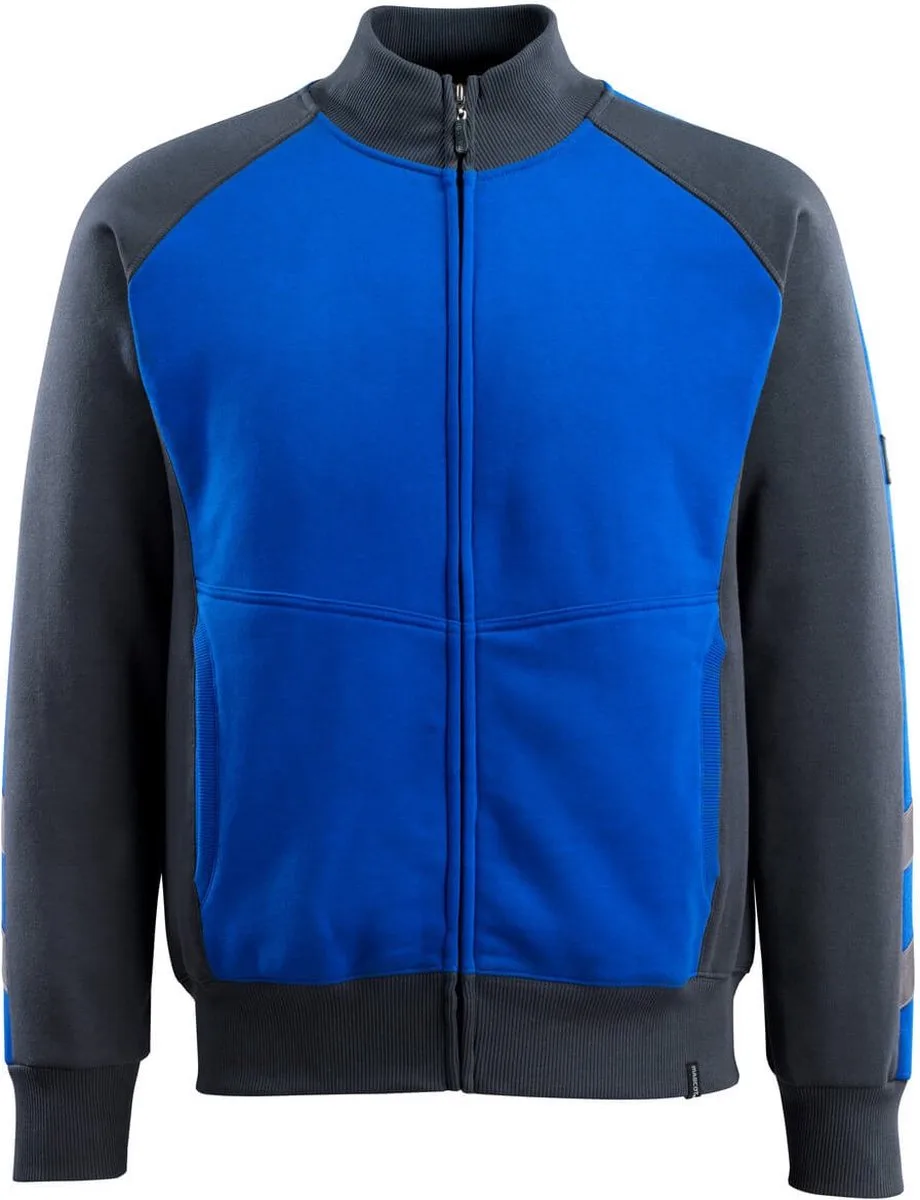 Unique Sweatshirt met rits 50565-963 - korenblauw/donkermarine de Mascot, Korenblauw, Donkermarine, XXL – image du produit