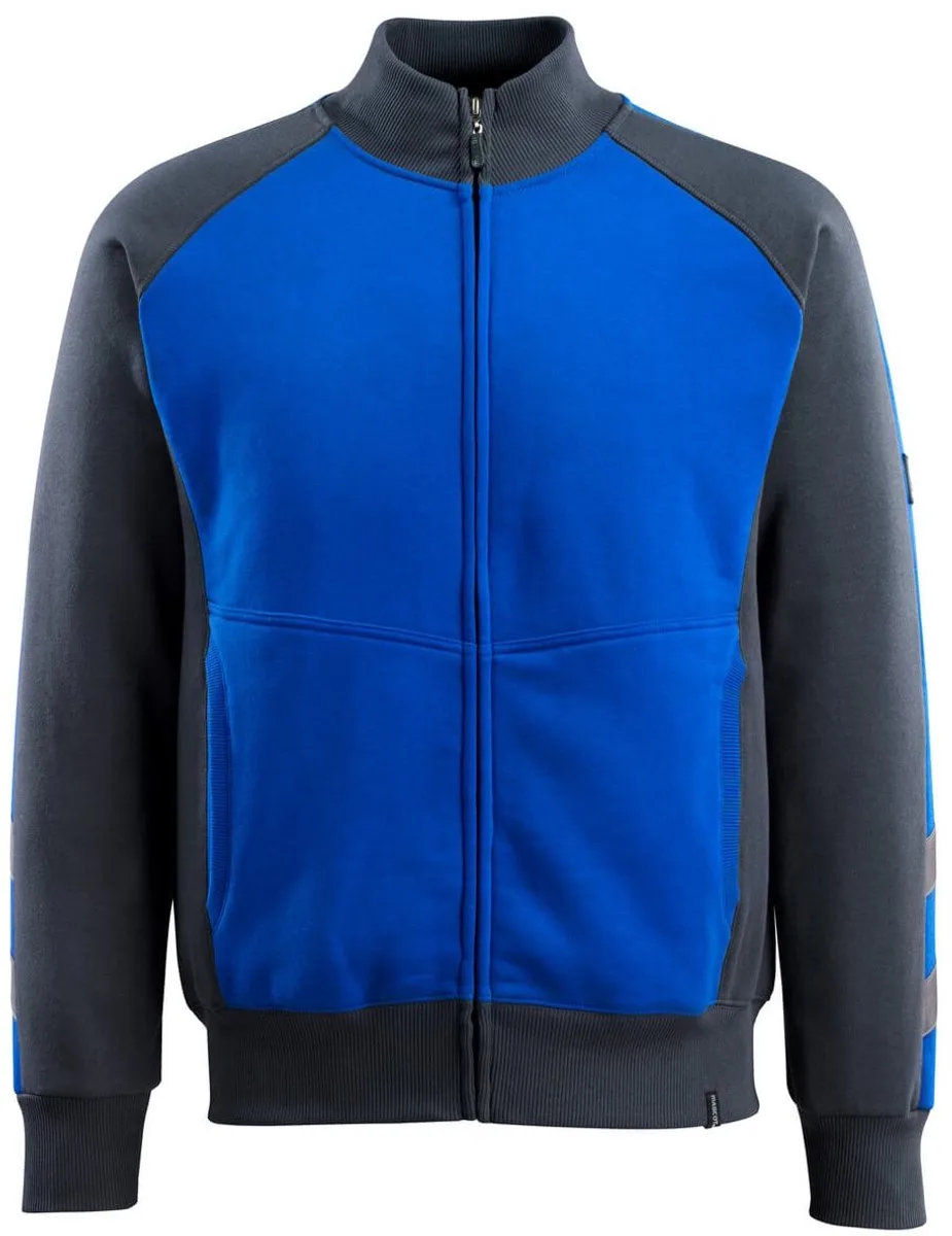 Unique Sweatshirt met rits 50565-963 - korenblauw/donkermarine von Mascot, Korenblauw, Donkermarine, L – Produktbild