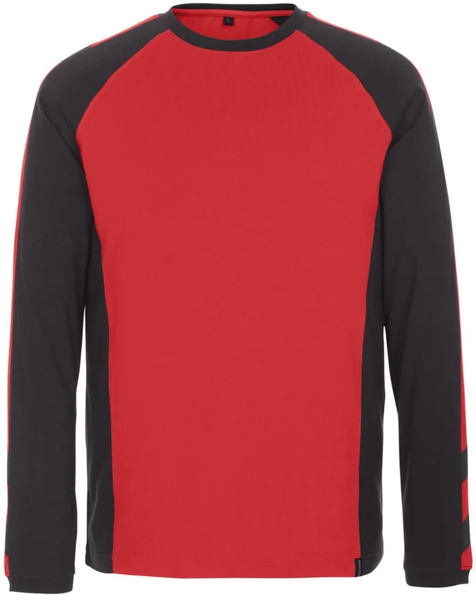 Unique T-shirt, met lange mouwen 50568-959 - Rood/Zwart van Mascot, Rood, Zwart, XXL – productafbeelding