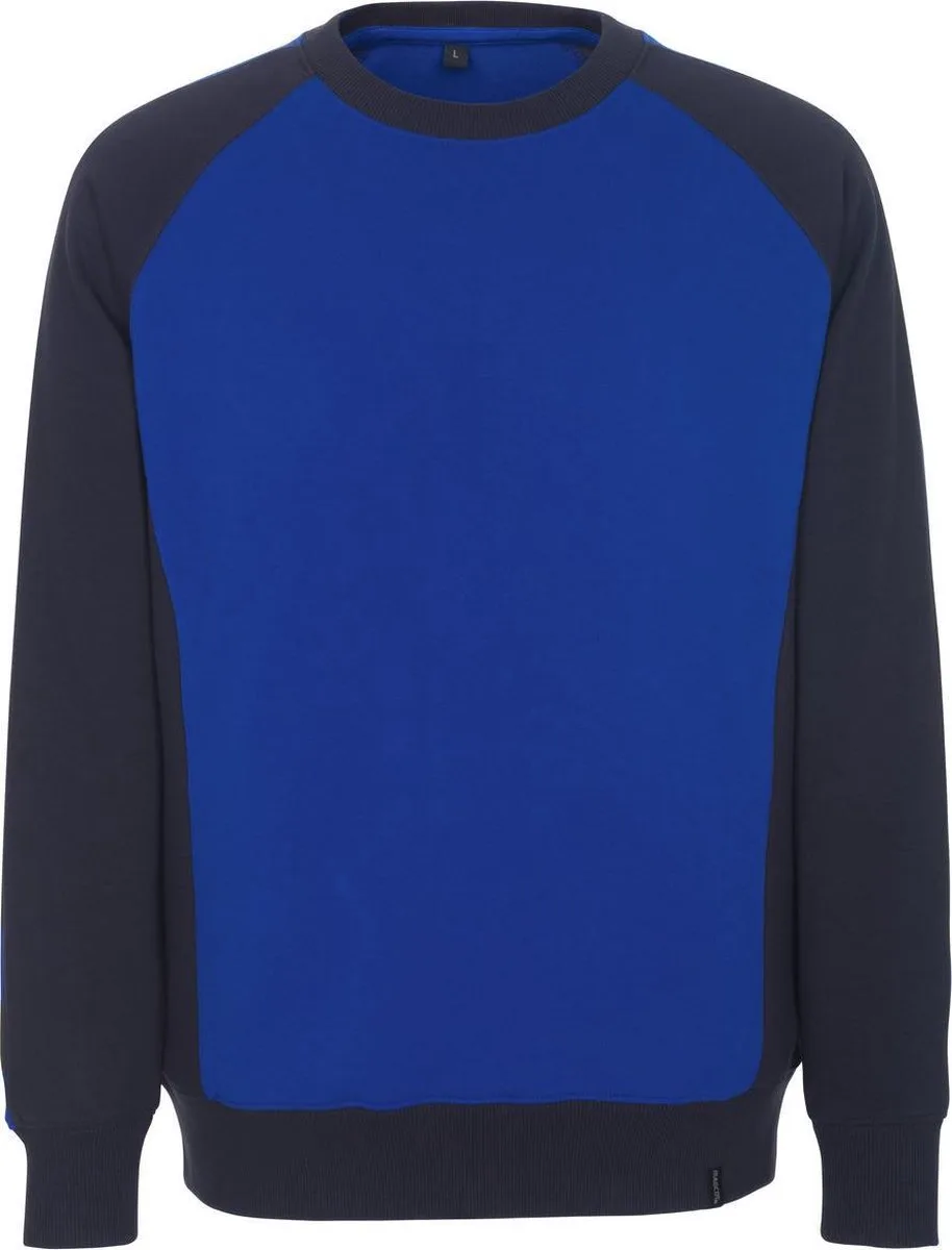 Witten sweater 50570 L k.blauw/d.navy van Mascot, Korenblauw, Donkermarine – productafbeelding