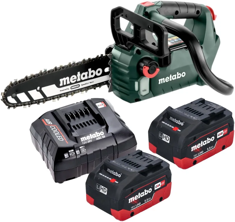 601595850 Accu-kettingzaag MS 18 LTX BL 25 - zonder accu - zonder oplader de Metabo – image du produit