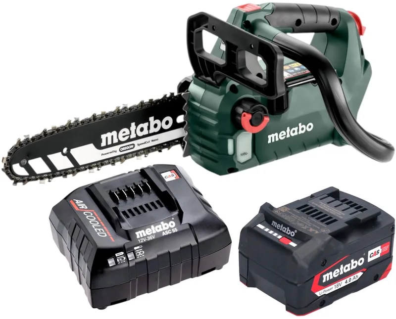 601595850 Accu-kettingzaag MS 18 LTX BL 25 - zonder accu - zonder oplader de Metabo – image du produit