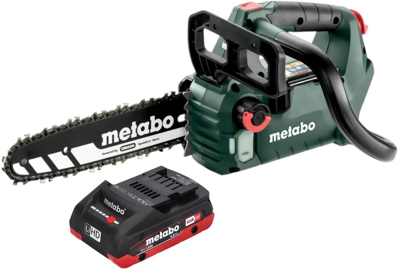 601595850 Accu-kettingzaag MS 18 LTX BL 25 - zonder accu - zonder oplader från Metabo – produktbild