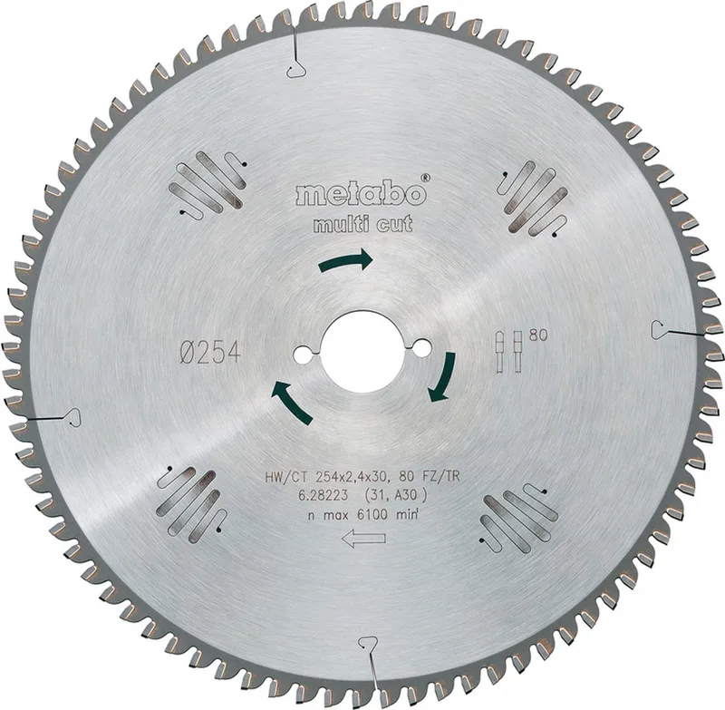 Metabo 628093000 Kreissägeblatt 254 mm 1 St. von Metabo – Produktbild