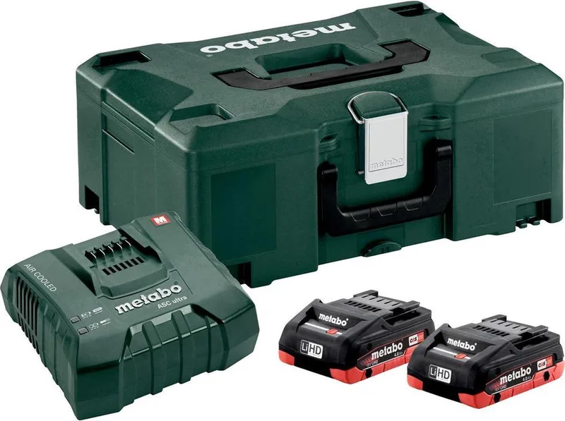685130000 18V LiHD accu starterset (2x 4,0Ah) + lader by Metabo – product image