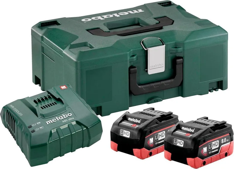 685131000 18V LiHD accu starterset (2x 8,0Ah) + lader by Metabo – product image