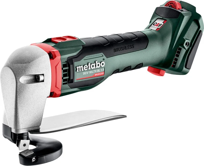 Accu-blikschaar 601615840 SCV 18 LTX BL 1.6 Metaloc Zonder accu, Zonder lader, Incl. koffer de Metabo – image du produit 1 sur 2