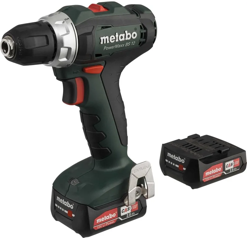 Accu Boorschroefmachine 12v Powermaxx Bs12 van Metabo – productafbeelding