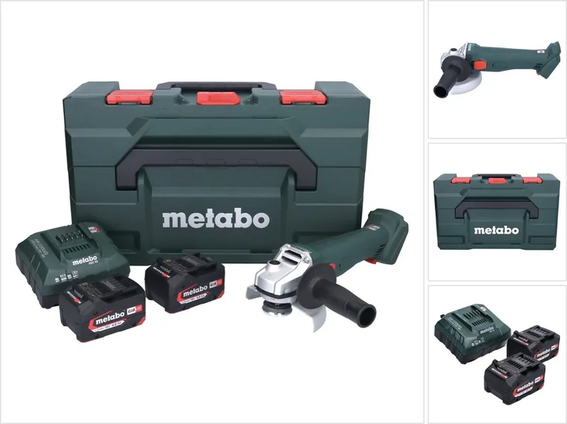 Accu haakse slijper W 18 7-125 inclusief accu en lader de Metabo – image du produit