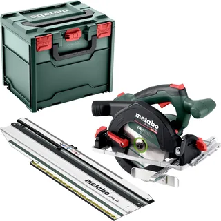 accucirkelzaag KS 18 LTX 57 BL 18 V 57 mm + KFS 44 afkortzaagrail 440 mm ( 691223000 ) + Metabox - zonder accu, zonder oplader by Metabo – product image 1 of 2