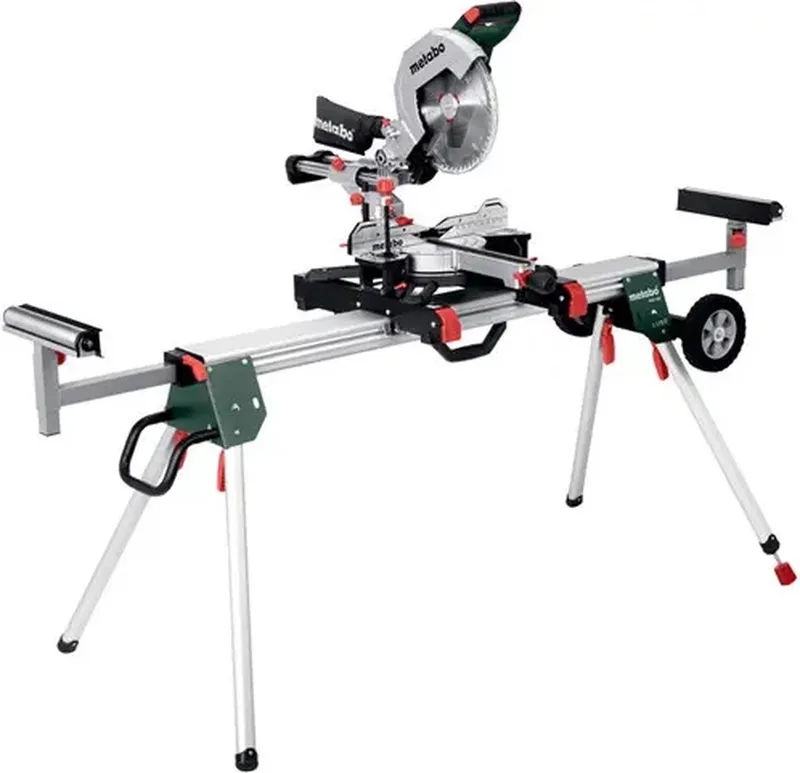 Afkortzaag KGS 305 M met trekfunctie | nieuwste model + KSU 401 onderstel - 691216000 van Metabo – productafbeelding 1 van 6