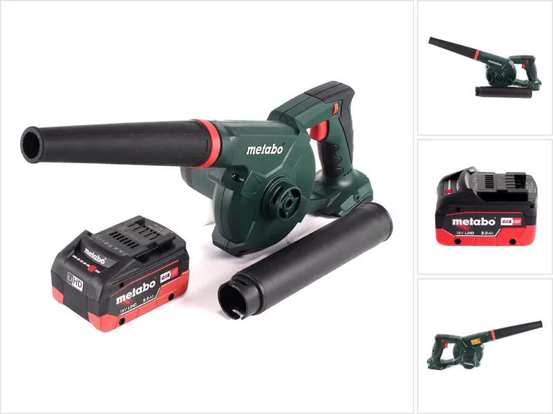 AG 18 accu-blazer 18 V + 1x LiHD accu 8,0 Ah - zonder oplader van Metabo – productafbeelding