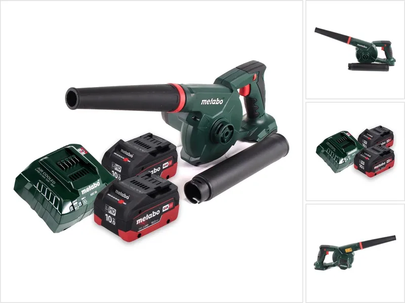 AG 18 accu-blazer 18 V + 2x accu 10,0 Ah + oplader de Metabo – image du produit