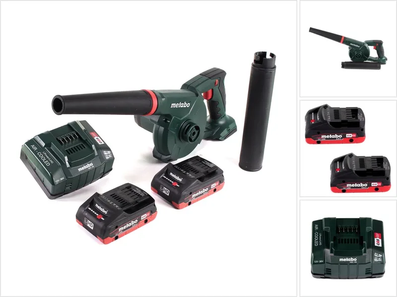 AG 18 accu blazer 18 V + 2x LiHD accu 4.0 Ah + lader by Metabo – product image