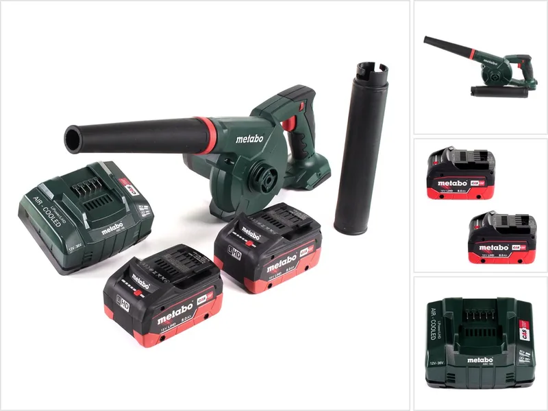 AG 18 accu-blazer 18 V + 2x LiHD accu 8,0 Ah + oplader de Metabo – image du produit