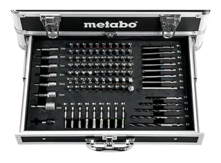 Akku-Bohrschrauber BS 18V, 18 V, 2 Akkus + Alu-Koffer + viel Zubehör von Metabo – Produktbild 2 von 2