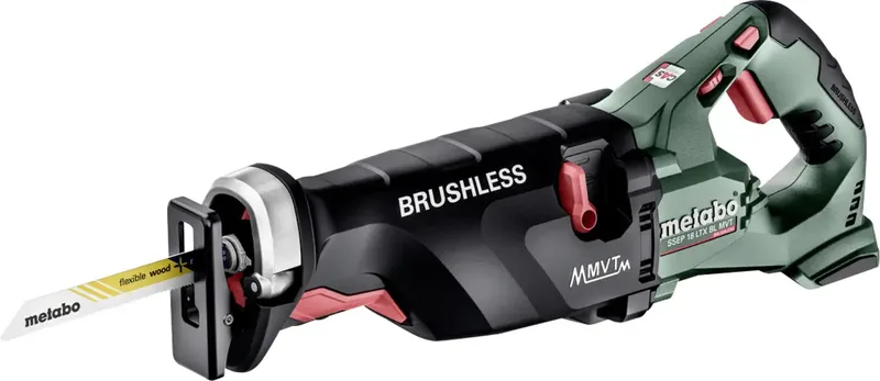 Scie sabre sans fil 602258850 sans batterie, sans chargeur 18 V de Metabo – image du produit