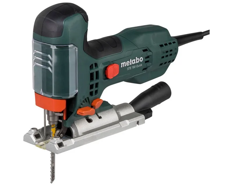 Akku-Stichsäge STE 100 Quick Koffer Stichsäge van Metabo, Groen, Zwart – productafbeelding 1 van 3