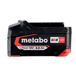 Akkupack Li-Power 18V - 4,0 Ah Akku 4000 mAh (18 V, 1 St), für alle 18 V-Maschinen und Ladegeräten der CAS Marken by Metabo, Black – product image 2 of 2