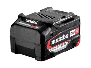 Akkupack Li-Power 18V - 4,0 Ah Akku 4000 mAh (18 V, 1 St), für alle 18 V-Maschinen und Ladegeräten der CAS Marken by Metabo, Black – product image 1 of 2