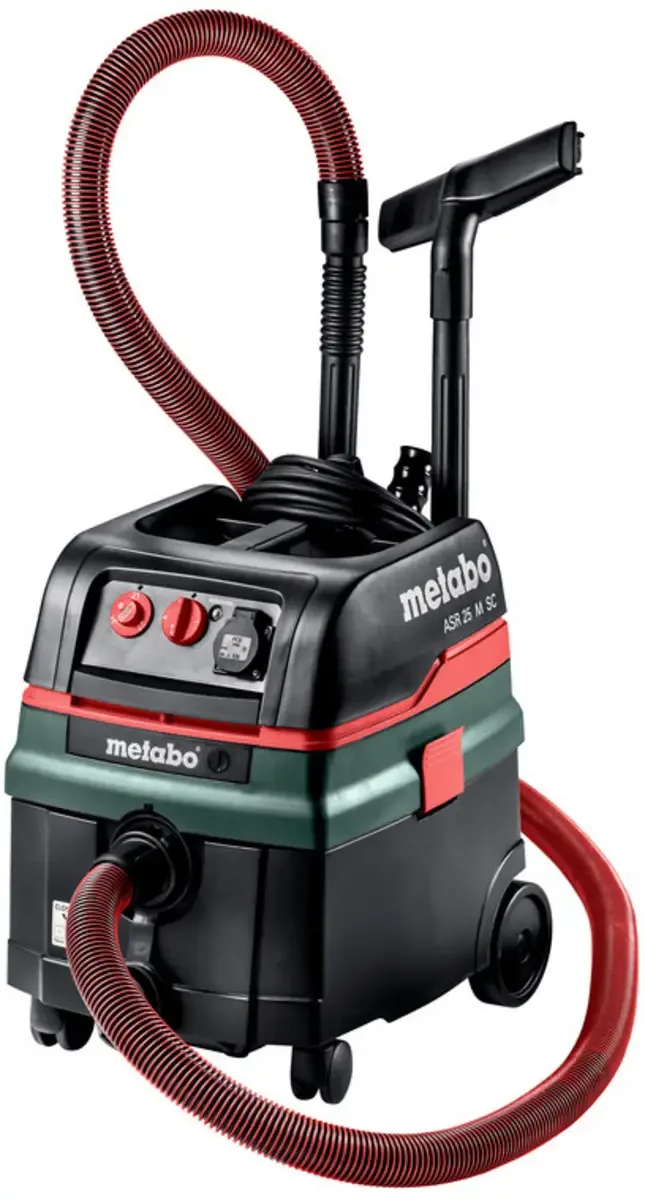 ASR 25 M SC 602070000 Nass-/Trockensauger 25 l Staubklasse M zertifiziert, automatische Filterreinigung från Metabo – produktbild