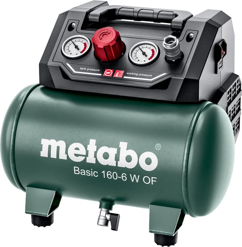 BASIC 160-6 W OF (601501000) COMPRESSOR BASIC de Metabo, Vert – image du produit