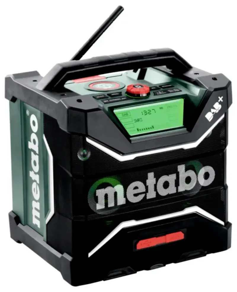 Baustellenradio DAB+ Grün-Schwarz van Metabo – productafbeelding