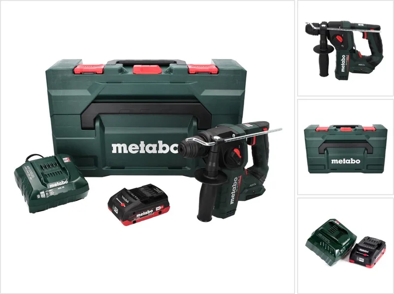 BH 18 LTX BL 16 accu-boorhamer 18 V 1,3 J SDS-plus Brushless + 1x accu 4,0 Ah + oplader + MetaBOX by Metabo – product image