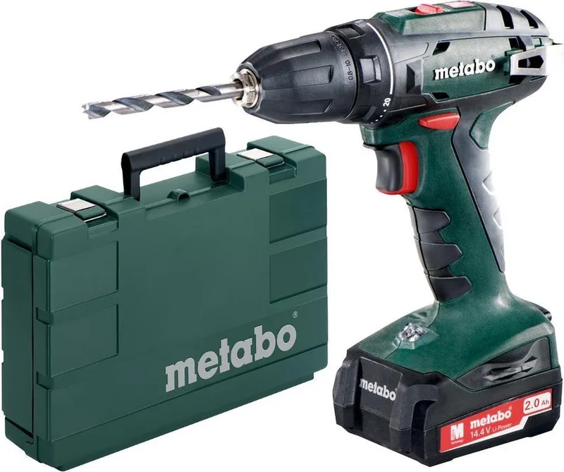 BS 14,4 Accu Schroefboormachine 14.4V 2.0Ah Li-Ion in Koffer by Metabo – product image